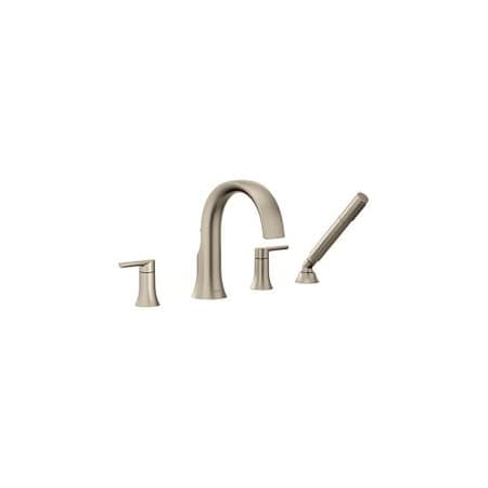 Moen Doux 4H Roman Tub Bn TS984BN